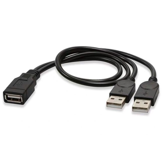 Cablu de date USB extins 2-în-1 USB 2.0